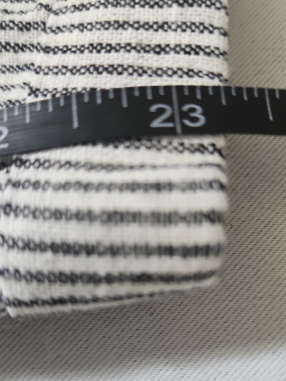 J. Crew Black and White Striped Cropped Drawstring Pants - Picture 10 of 10